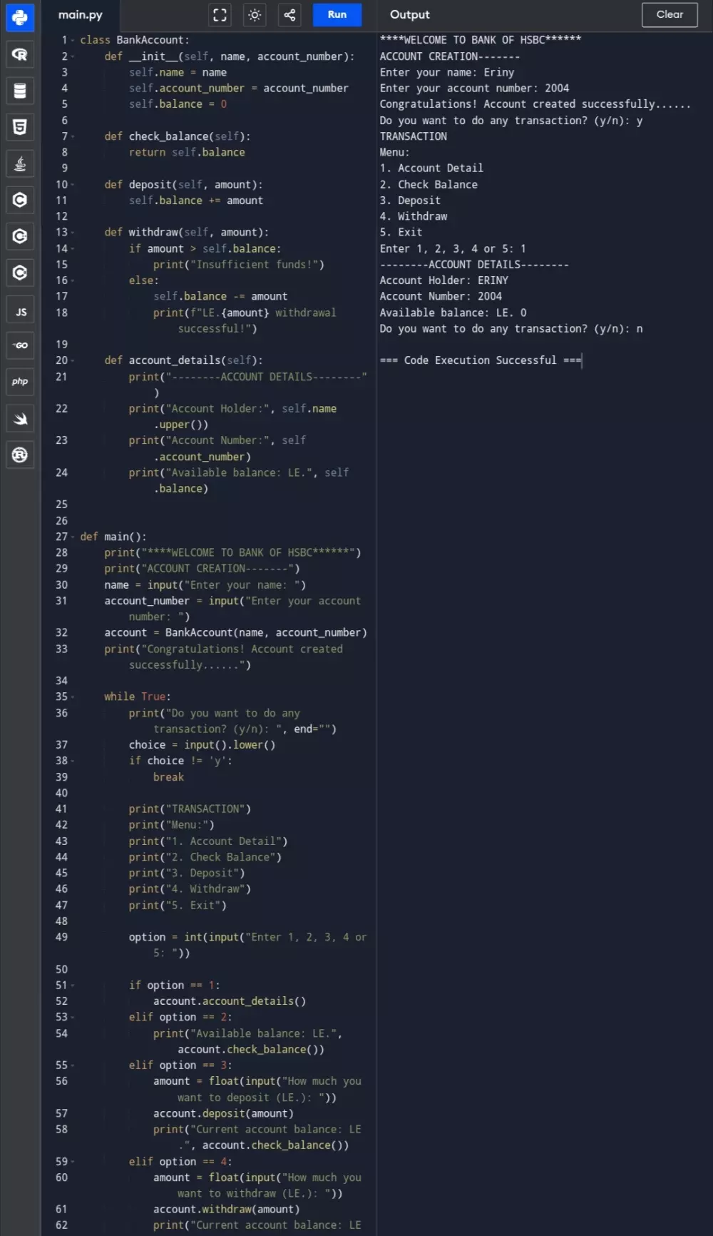 كتابة أكواد بايثون بسيطة لمشاريعك.