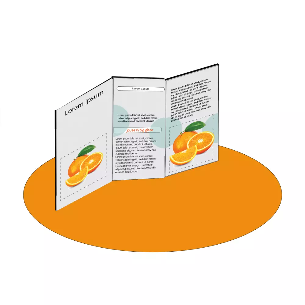 تصميم هوية بصرية فارغة لعرض منتجاتك