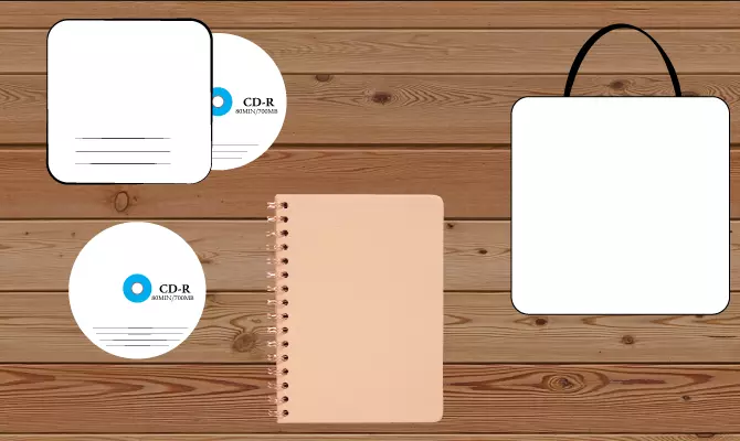 تصميم هوية بصرية فارغة لعرض منتجاتك