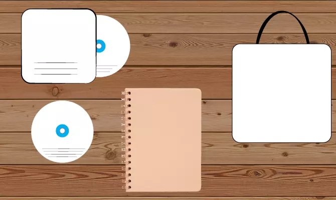 تصميم هوية بصرية فارغة لعرض منتجاتك