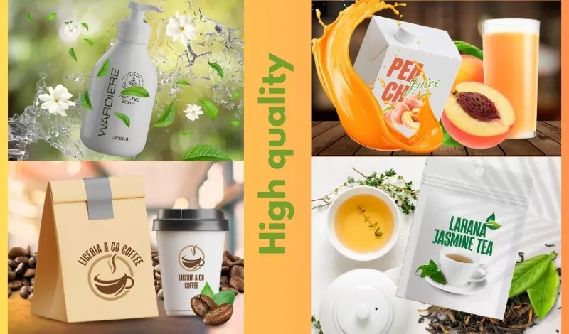 تغليف المنتجات Packaging design diecut