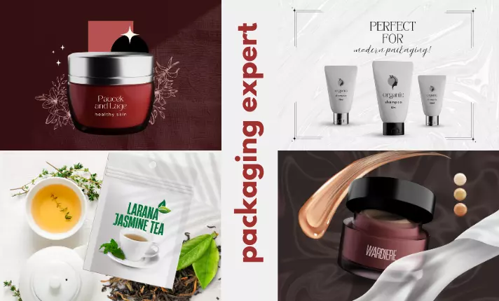 تغليف المنتجات Packaging design diecut