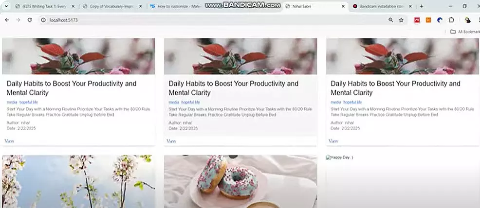 تصميم وتطوير المواقع الأمامية باستخدام الريأكت Frontend Development