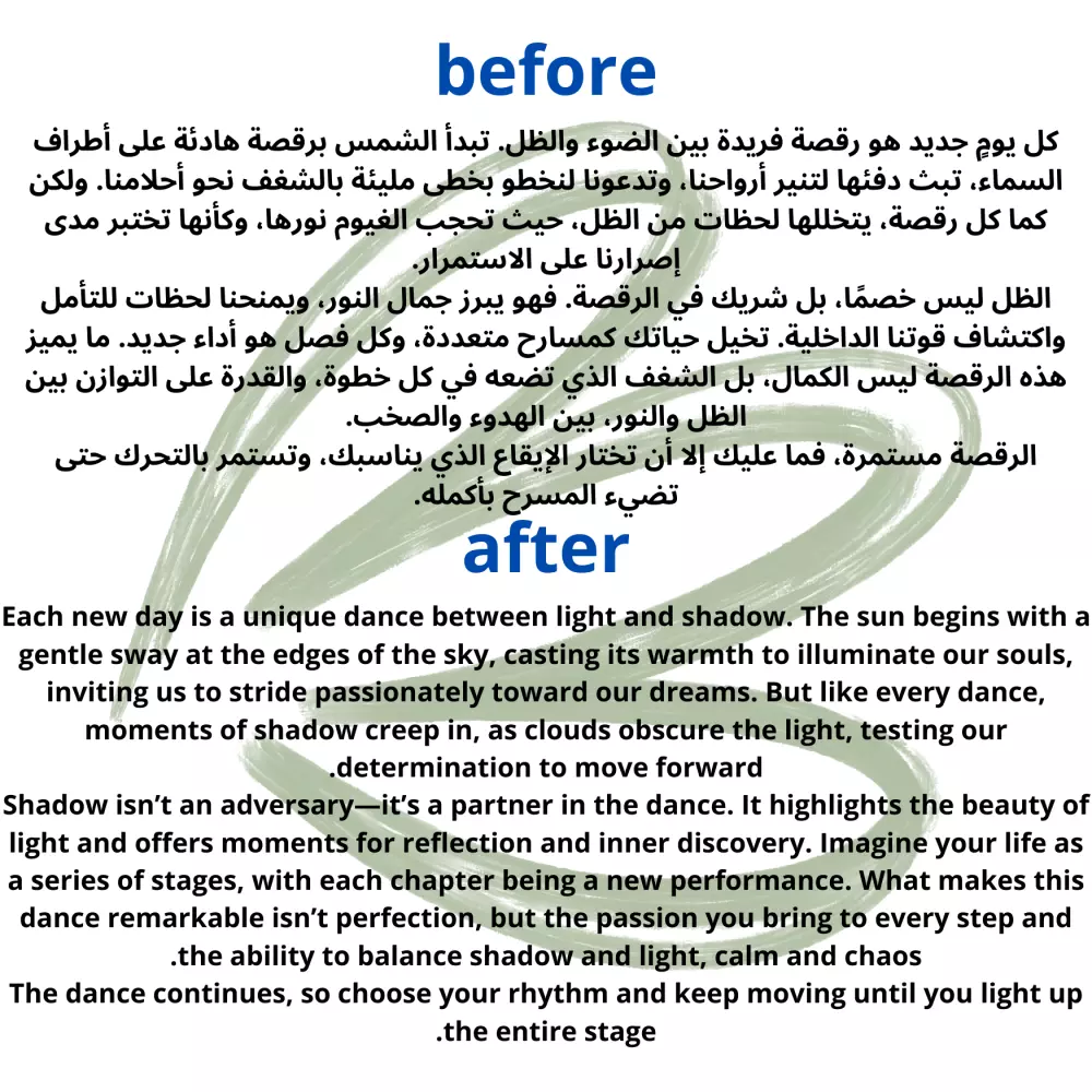 ترجمة من الإنجليزية إلى العربية والعكس