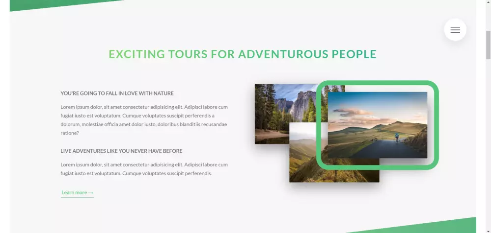 تنفيذ صفحة ويب باستخدام HTML, CSS, JavaScript