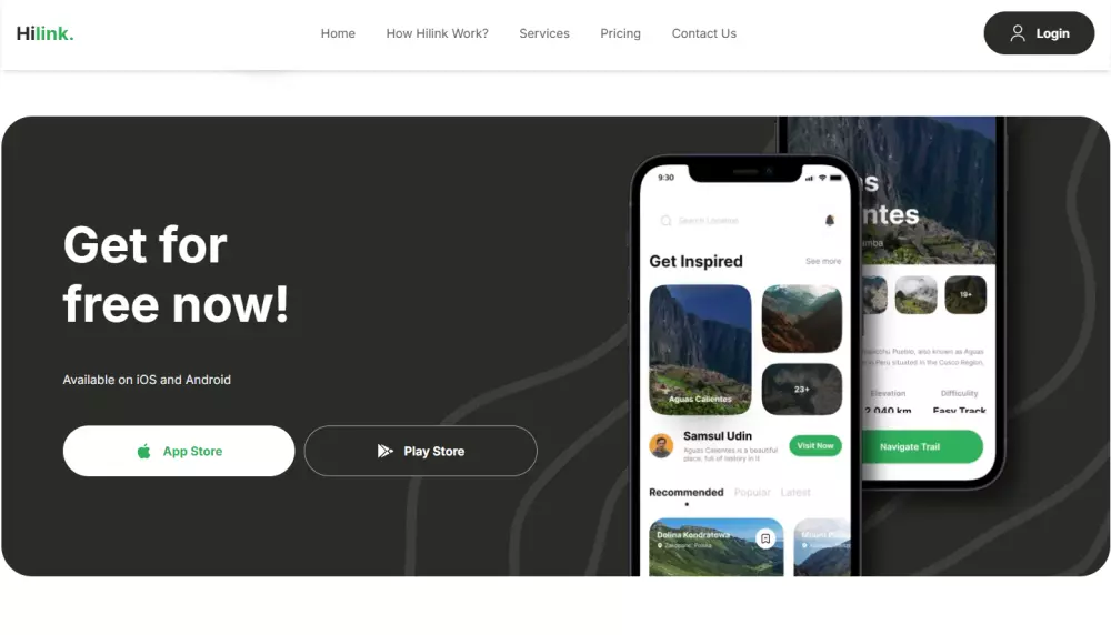 بناء موقع باستخدام Next.js / React و يحتوي الموقع علي اربع اقسام مختلفه