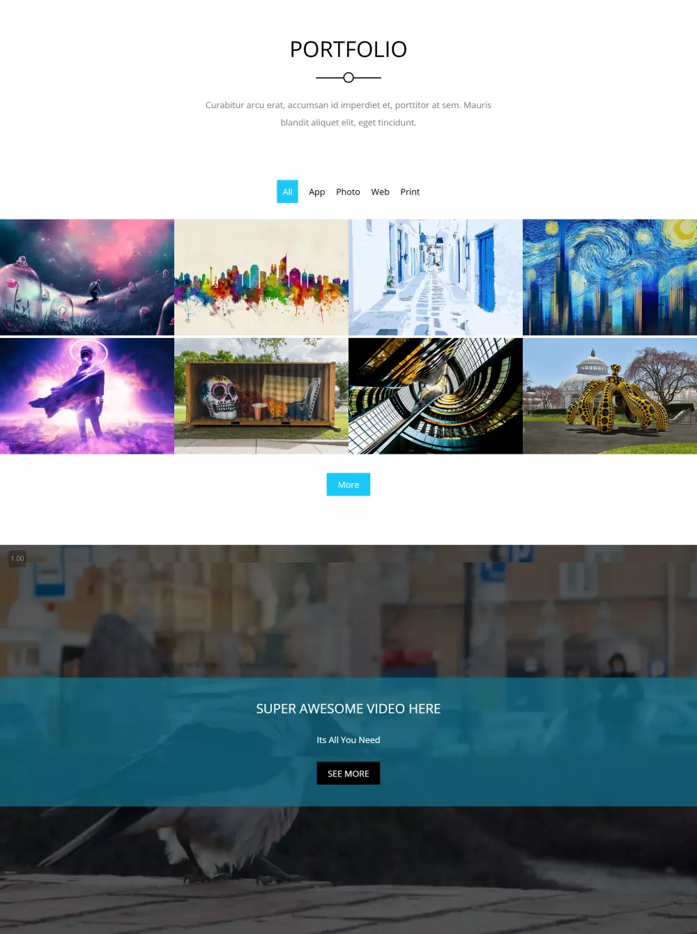 بناء موقع HTML/CSS و يحتوي الموقع علي اربع اقسام مختلفه