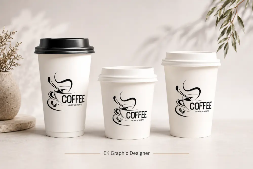 تصميم أكواب قهوة