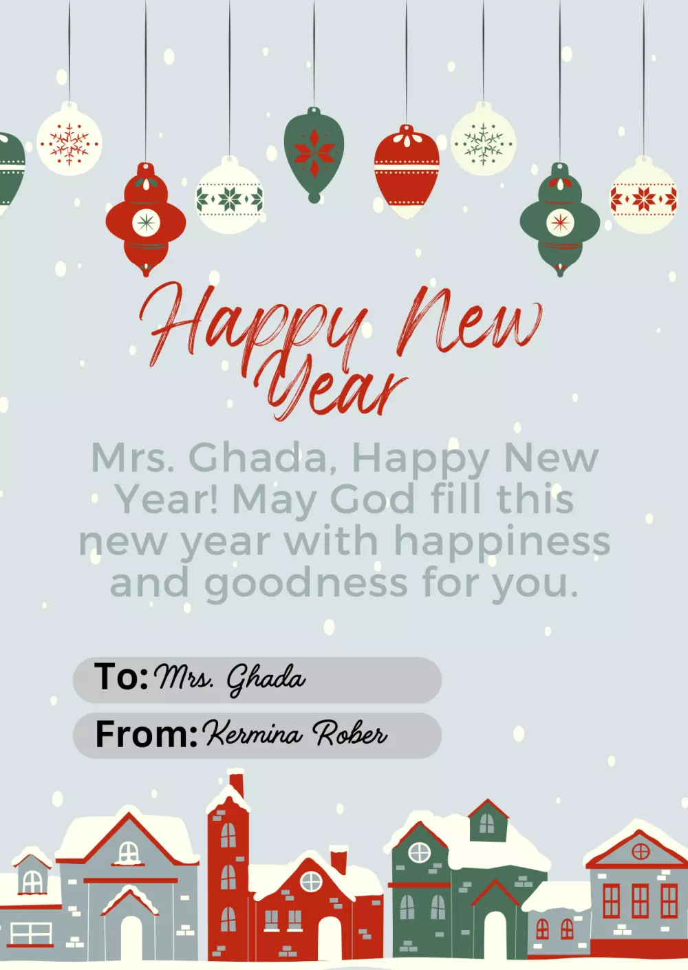 صمّم و اكتب كروت تهنئة مميزة لأي مناسبة - الكريسماس، السنة الجديدة، وأي مناسبة خاصة!