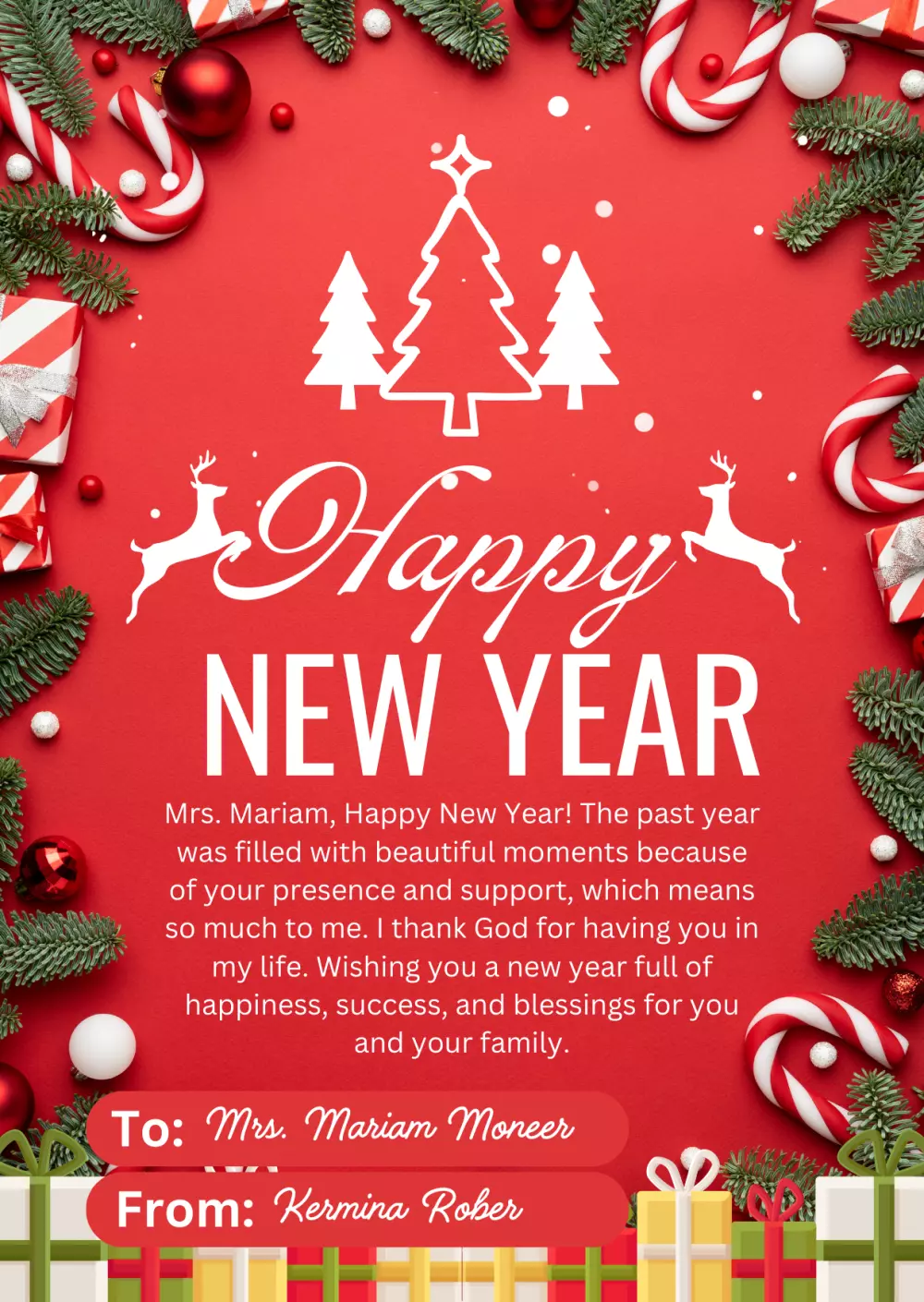 صمّم و اكتب كروت تهنئة مميزة لأي مناسبة - الكريسماس، السنة الجديدة، وأي مناسبة خاصة!