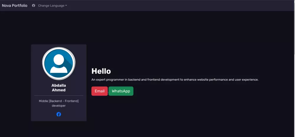 برمجه موقع الكتروني لعرض الاعمال (بروتوفوليو - Protofolio)