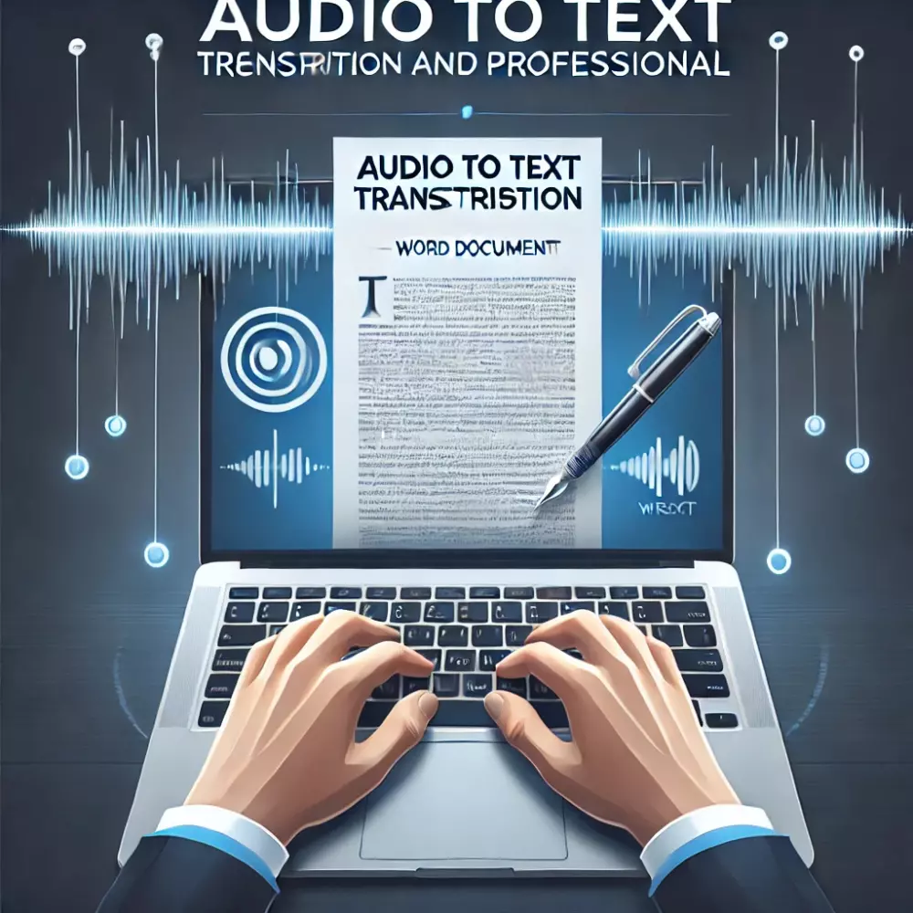 تفريغ الصوت إلى نص باحترافية في مستند Word عربي/إنجليزي