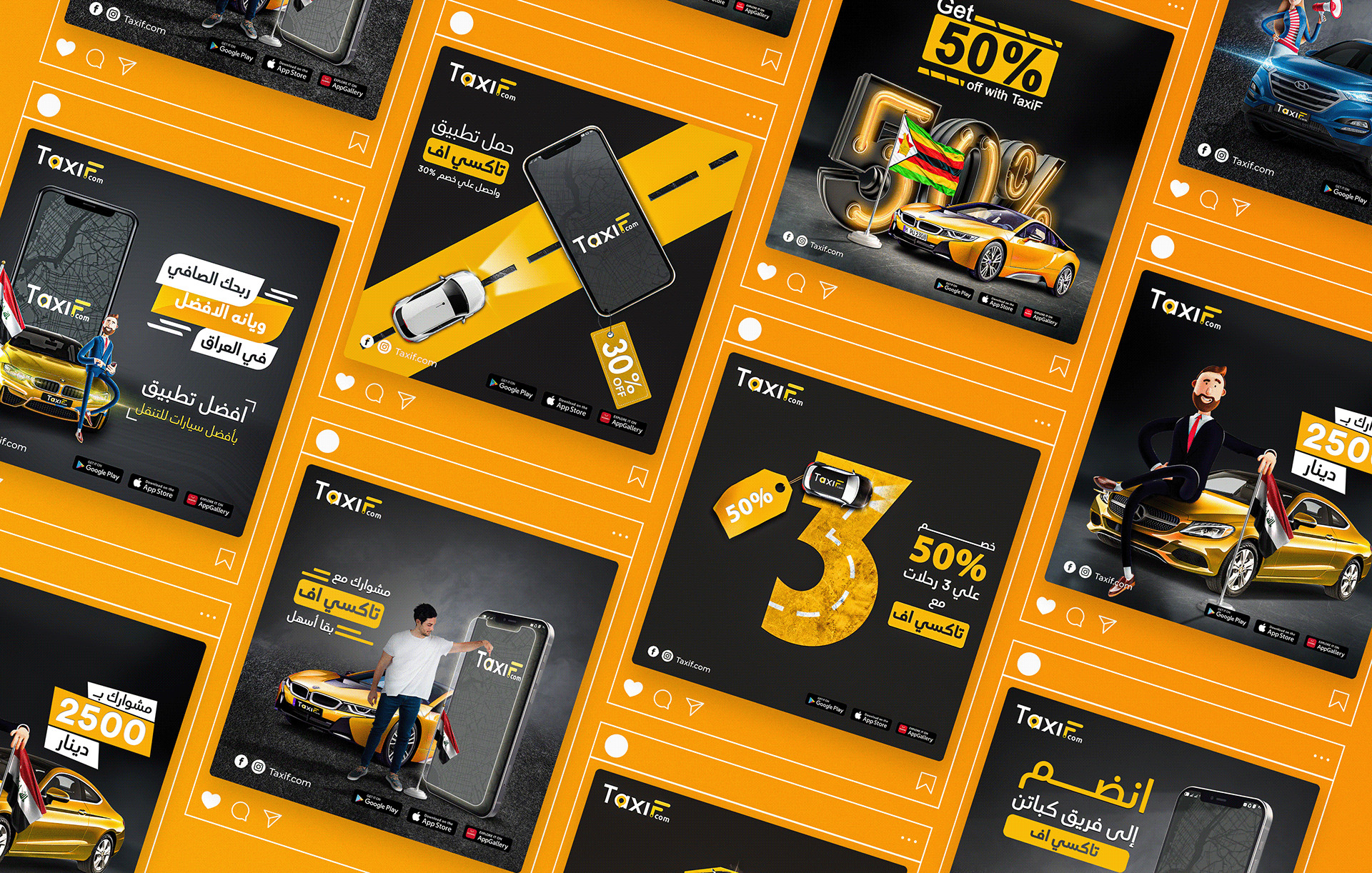 3 تصاميم سوشيال ميديا مقابل 10 دولار فقط