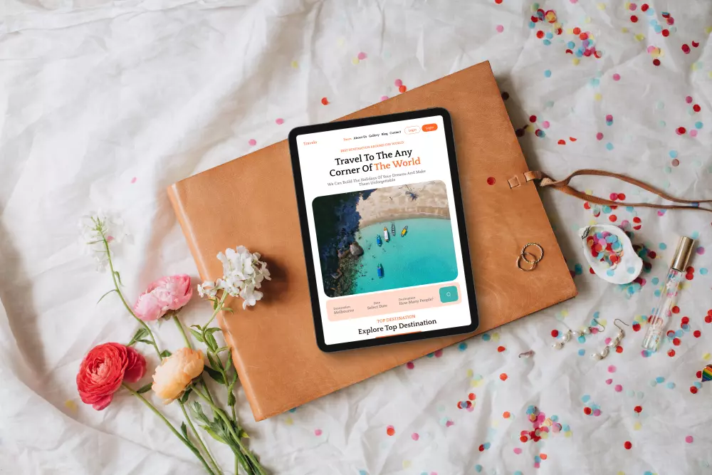 واجهة ويب متجاوبة تعمل على الموبايل والتابلت باحترافية