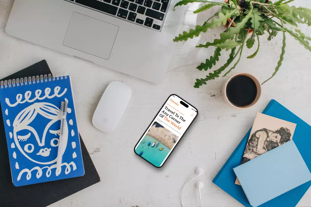 واجهة ويب متجاوبة تعمل على الموبايل والتابلت باحترافية