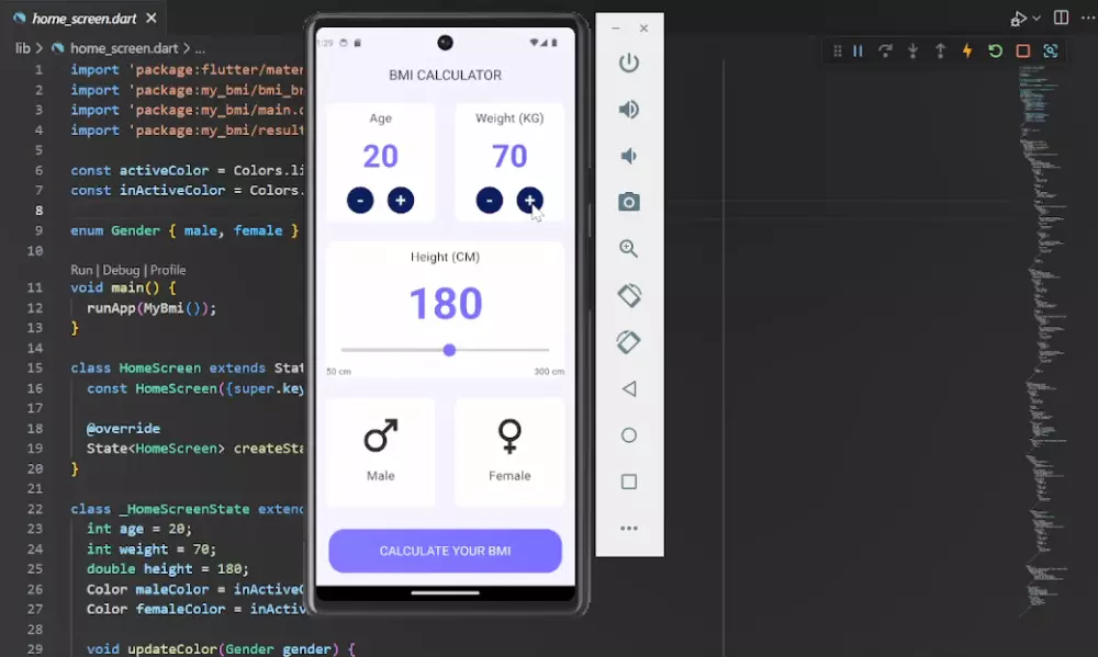 تحويل اي تصميم إلى تطبيق Flutter