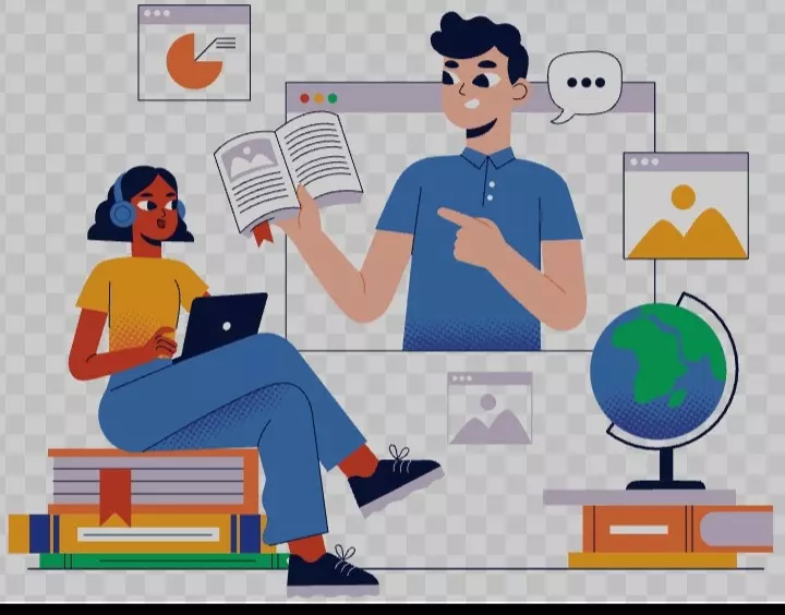 درس لغة انكليزيةباستخدام zoom