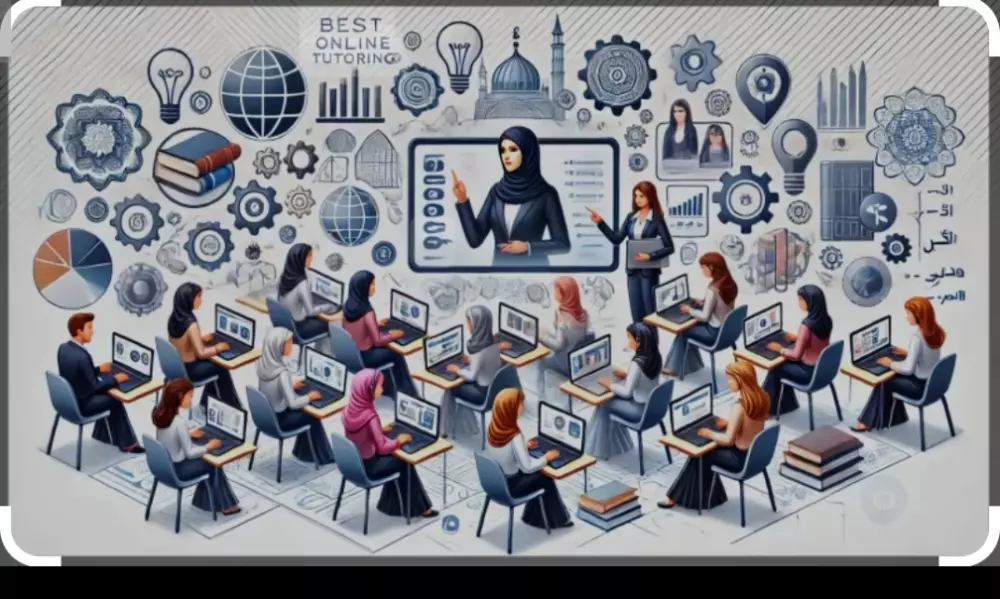 درس لغة عربية  أون لاين باستخدام zoom