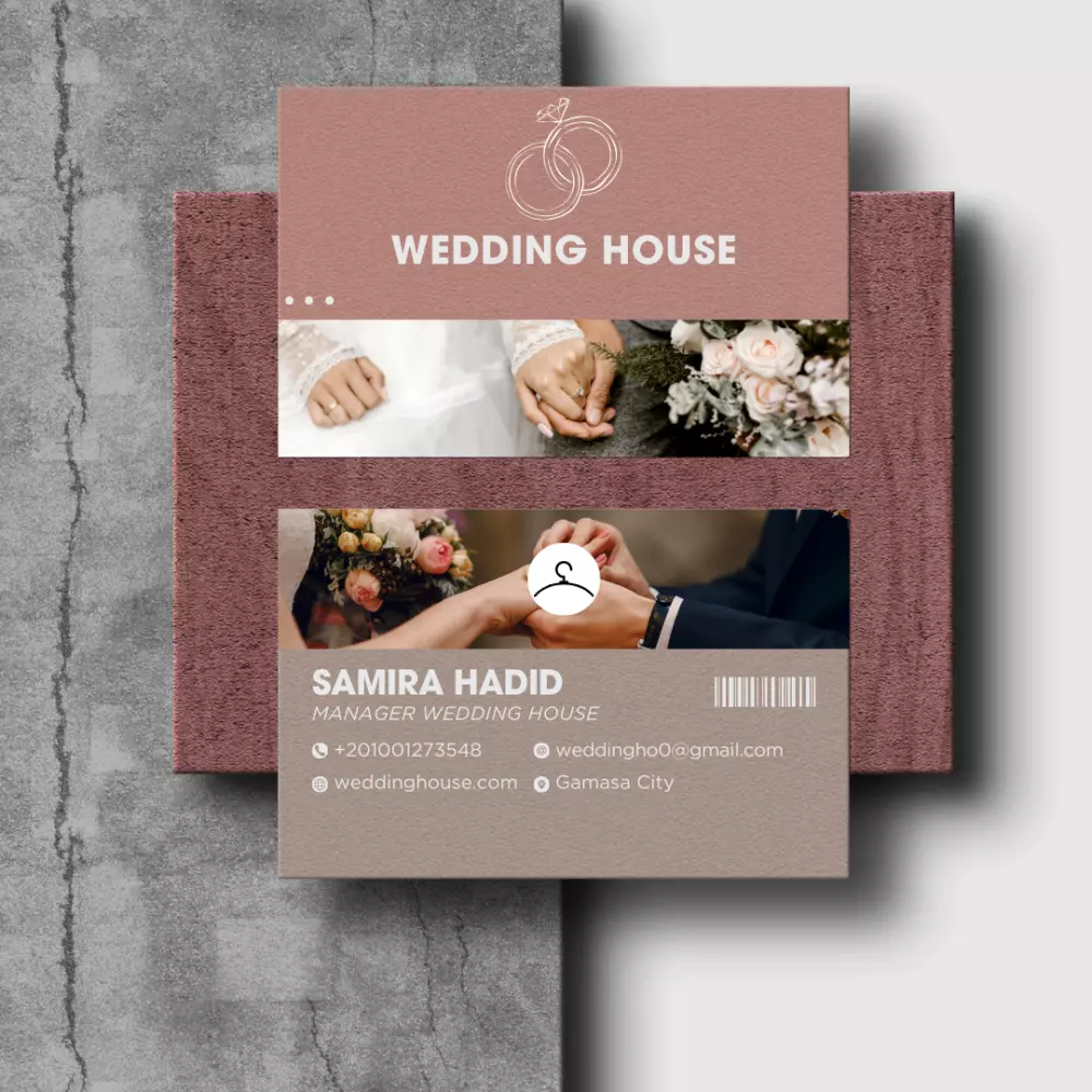 تصميم كارت لعملك بشكل راقي للمؤسسة الخاصة بك من وجهين ( business card ).