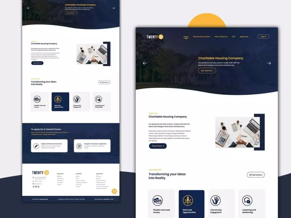 أنشأ و تصميم مواقع الالكتروني