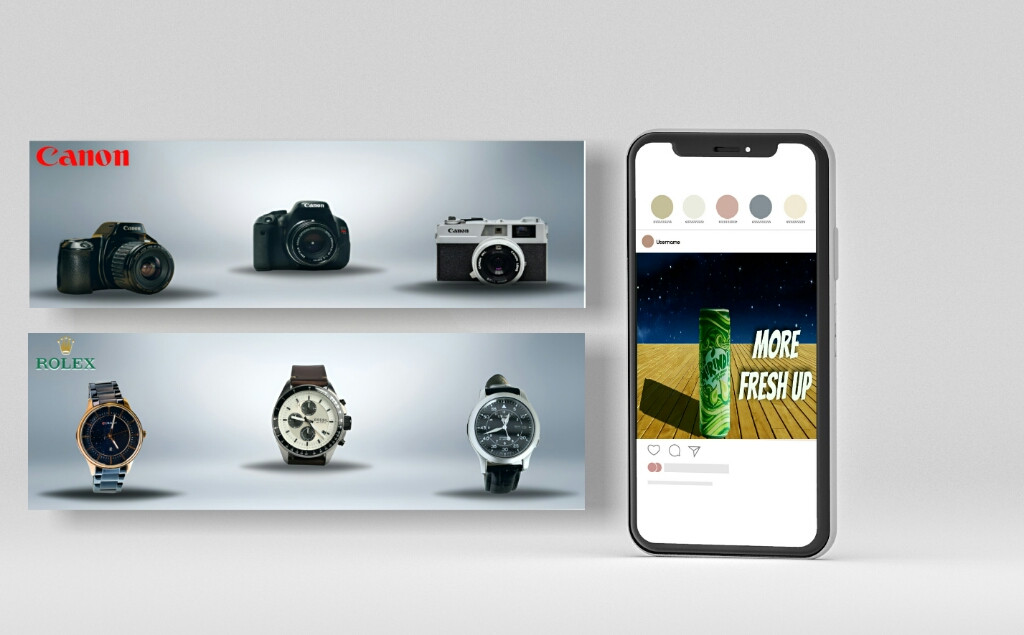 تصميم بوستات اعلانية لمواقع التواصل