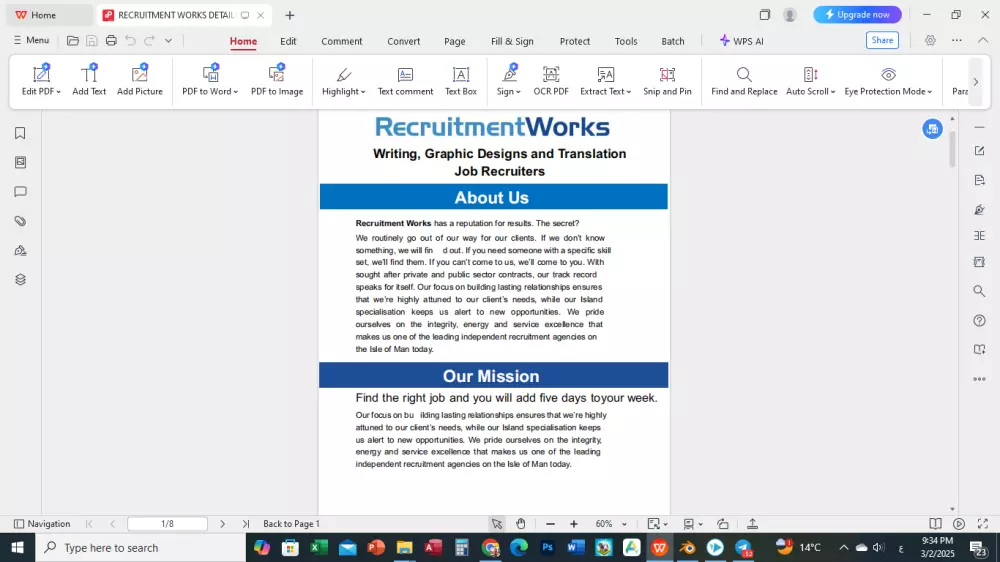 تحويل ملفات PDF إلى Word بدقة وبدون أخطاء