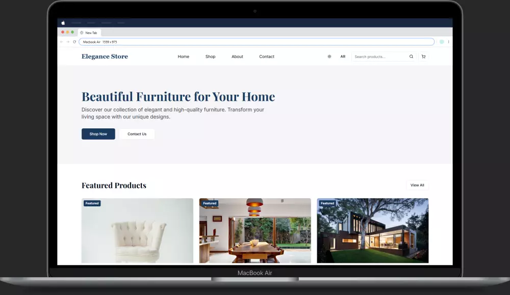 تصميم صفحة هبوط احترافية مكوّنة من 5 أقسام