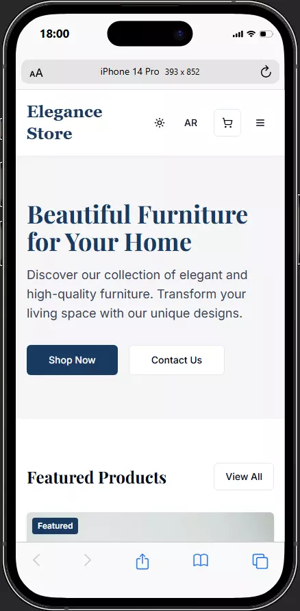 تصميم صفحة هبوط احترافية مكوّنة من 5 أقسام