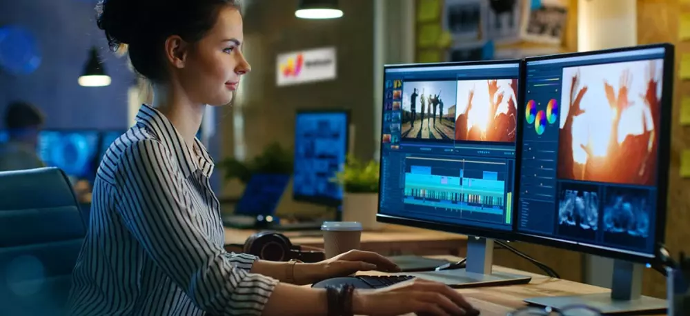 مونتاج احترافي لجميع الفيديوهات