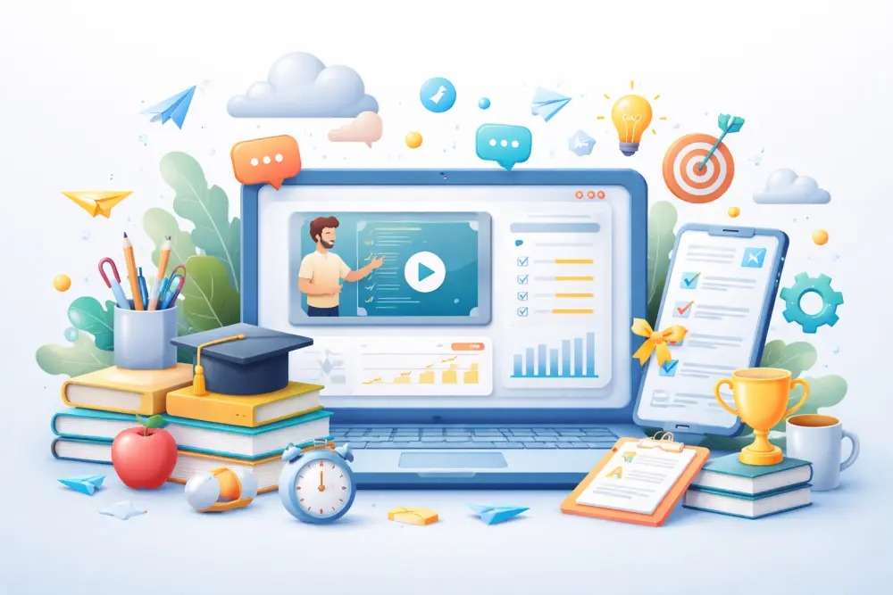 تصميم منصة تعليمية متكاملة (E-Learning Platform)