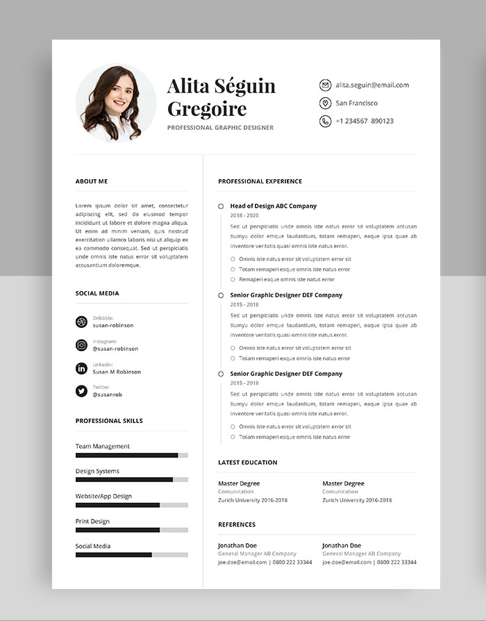 بقدم لحضراتكم خدمة تصميم السيرة الذاتية "Cv"