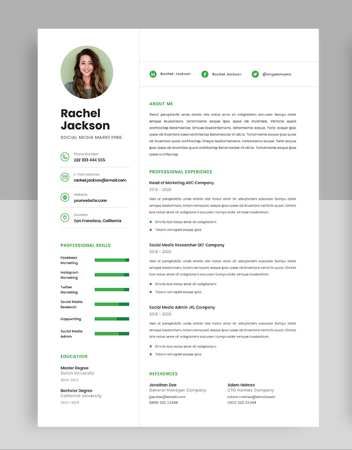 بقدم لحضراتكم خدمة تصميم السيرة الذاتية "Cv"
