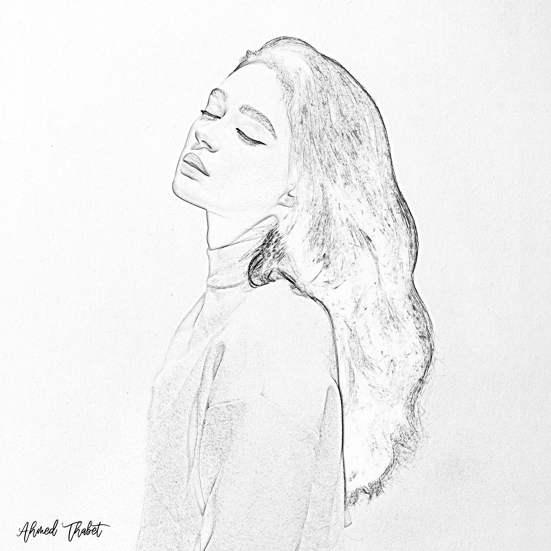 تحويل الصور العادية"البورتريه" الى صور بورتريه مرسومة بالرصاص