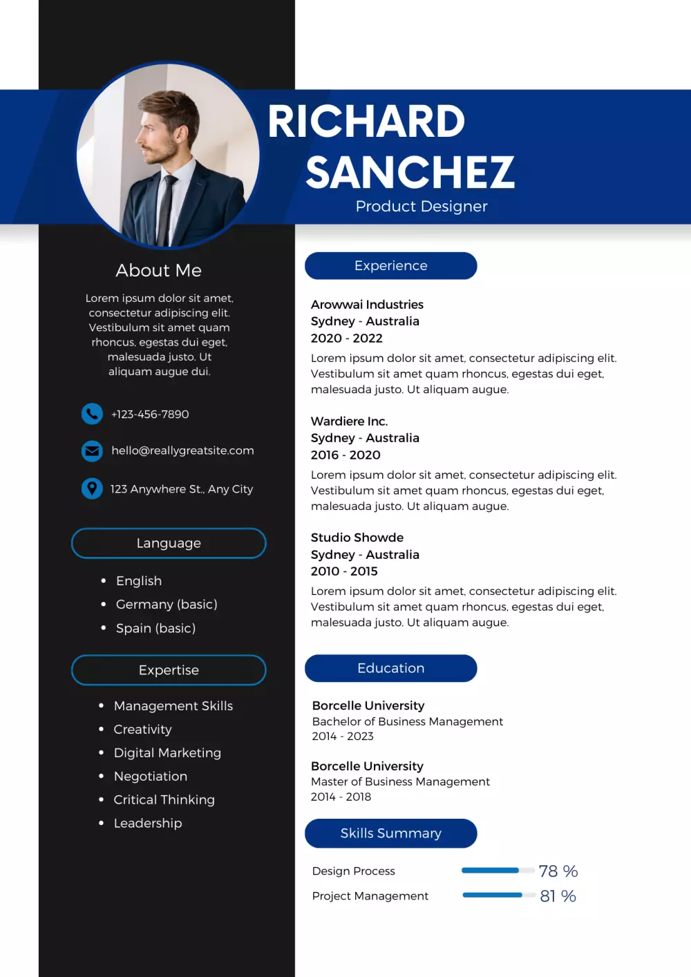 كتابة و تصميم سيرة ذاتية Resume / CV احترافية متوافقة مع نظام الـ ATS و تصميم Cover Letter و إنشاء LinkedIn احترافي.