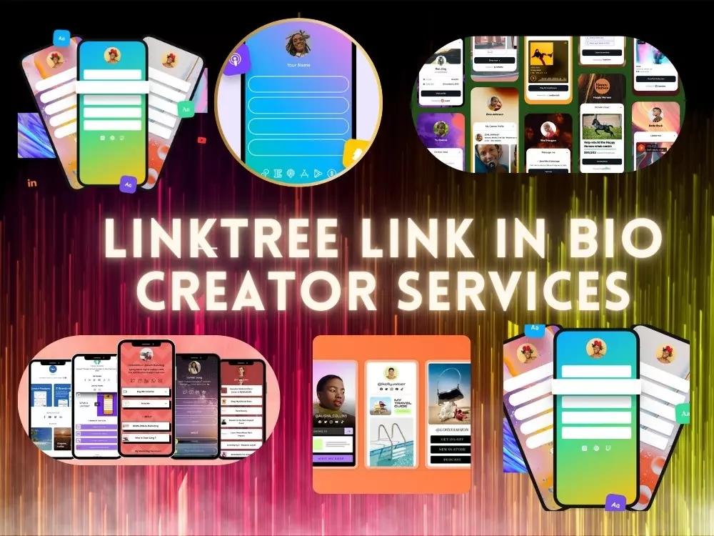 إعداد صفحات Beacons، Linktree، وLinkpop للروابط الحيوية خلال 120 دقيقة.