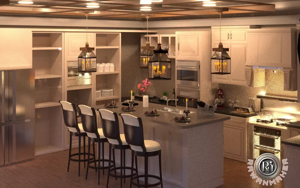 تصميم داخلي احترافي للمساحات السكنية والتجارية