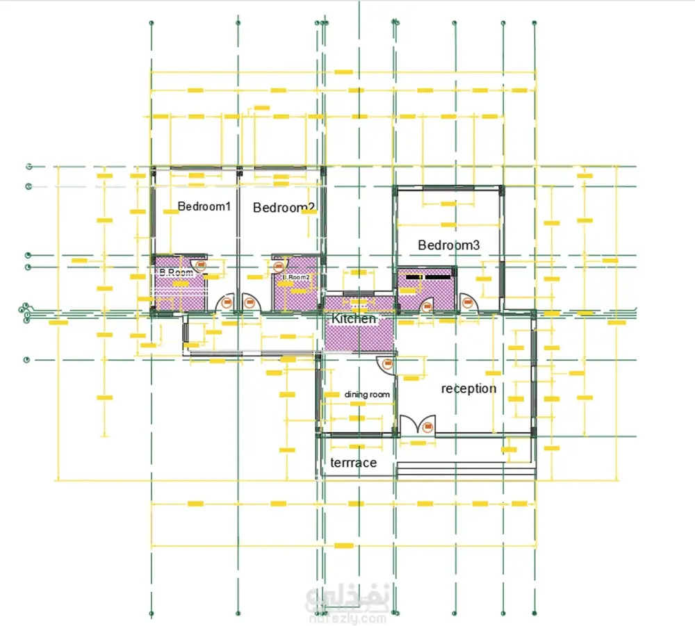 رسم المخططات المعمارية باستخدام AutoCAD
