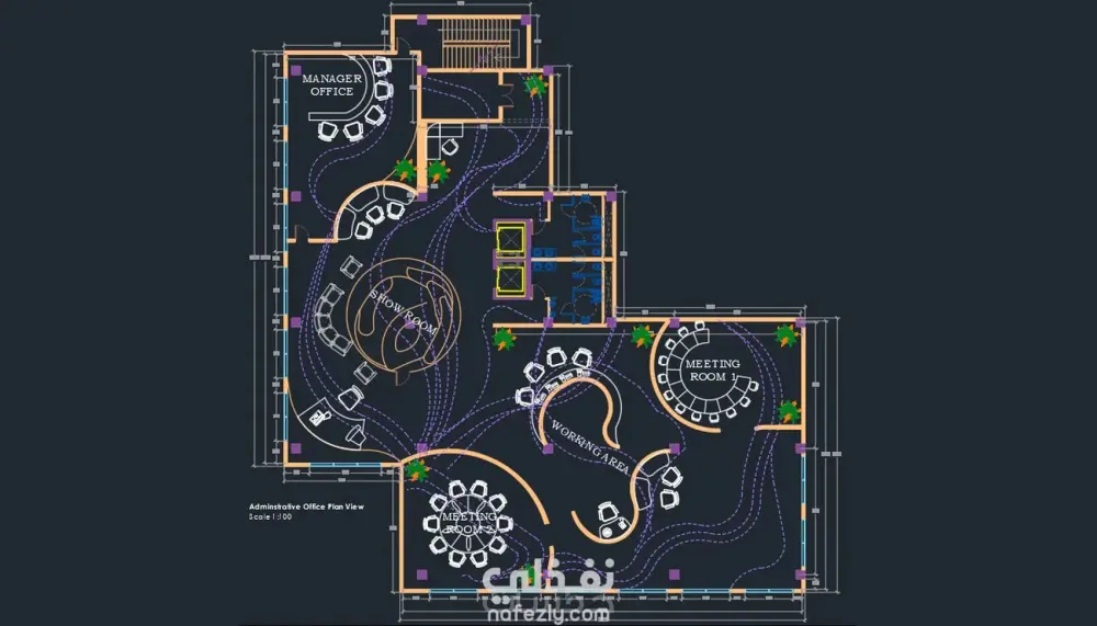 رسم المخططات المعمارية باستخدام AutoCAD