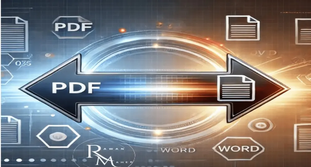 التحويل من ملف pdf أو صور إلى word او العكس باحترافية