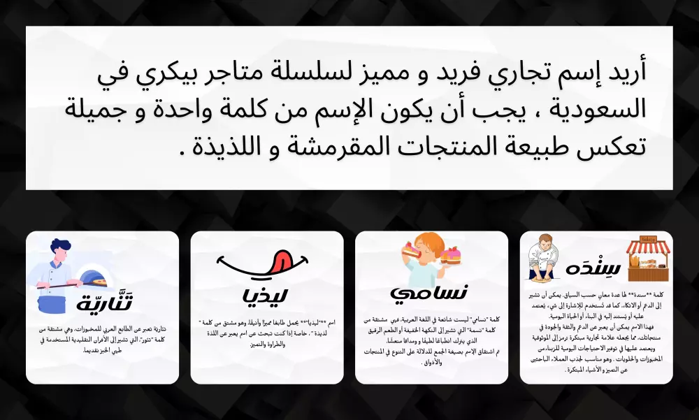 ساقتراح 5 أسماء تجارية رنانة و فريدة وغير محجوزة
