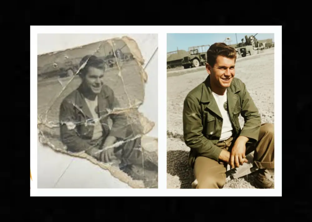 ترميم الصور القديمة