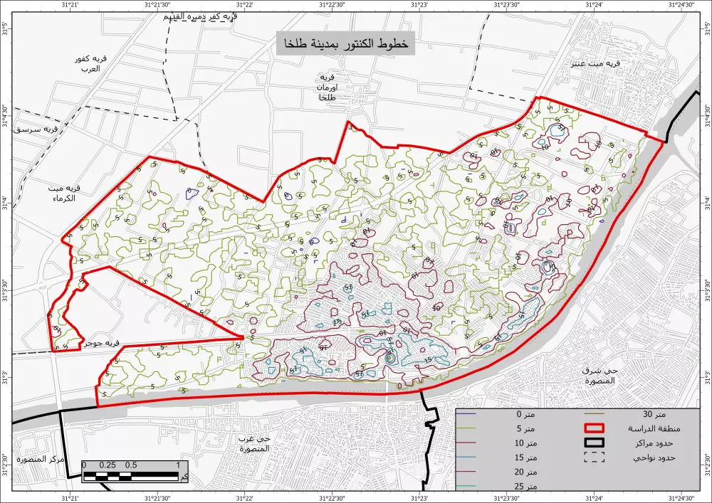 تصميم خرائط GIS مخصصة لأبحاث الماجستير والدكتوراه