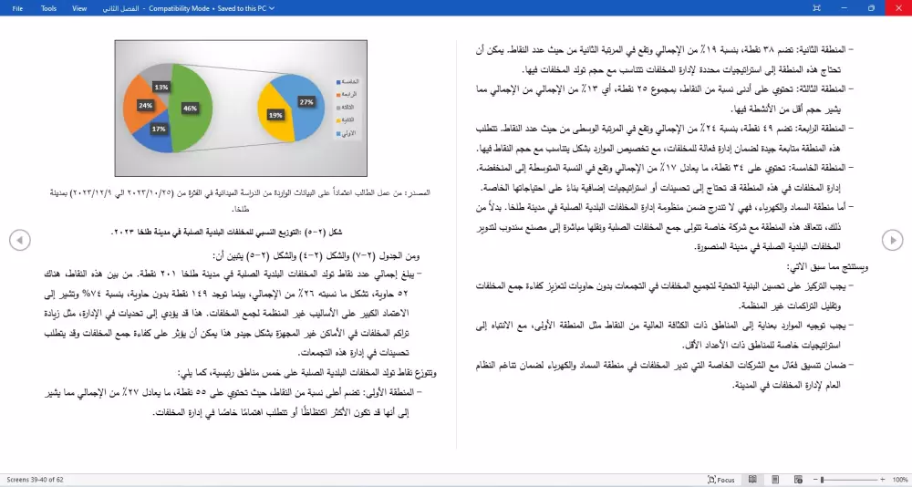 كتابة وتنسيق أبحاث جغرافية GIS للماجستير والدكتوراه