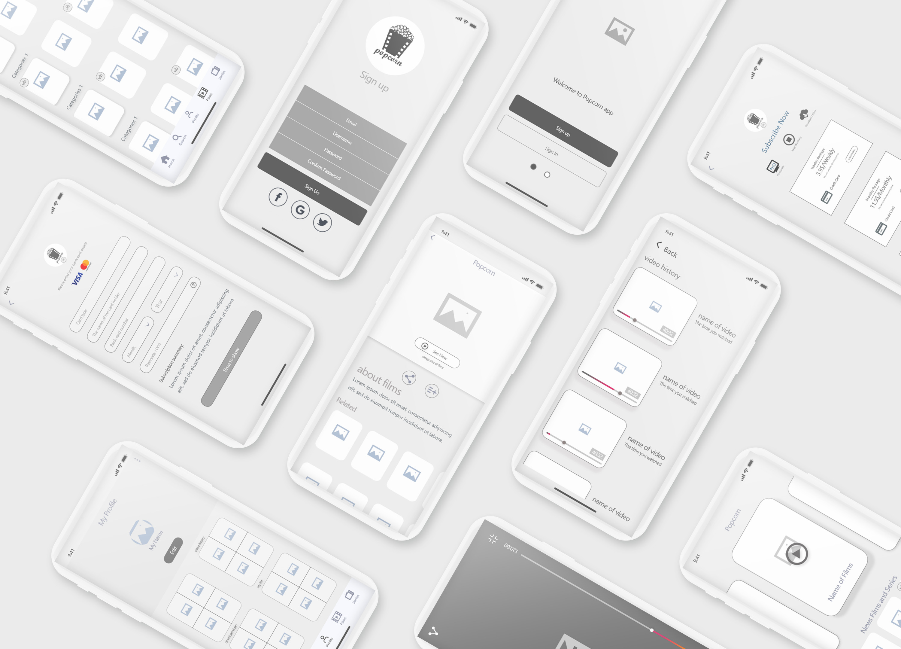تصميم واجهات المستخدم , اندويد . أيفون UI/UX Design