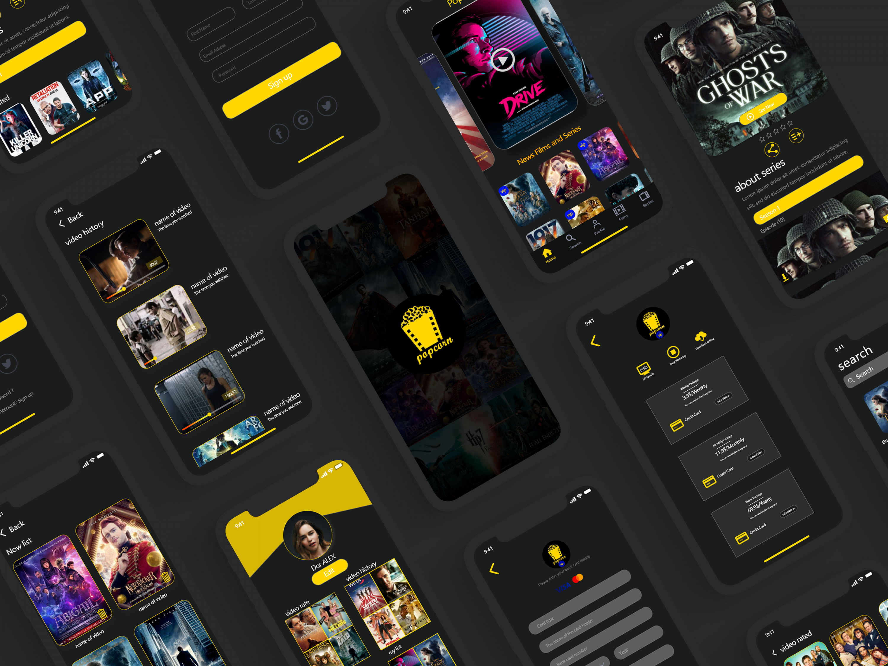 تصميم واجهات المستخدم , اندويد . أيفون UI/UX Design