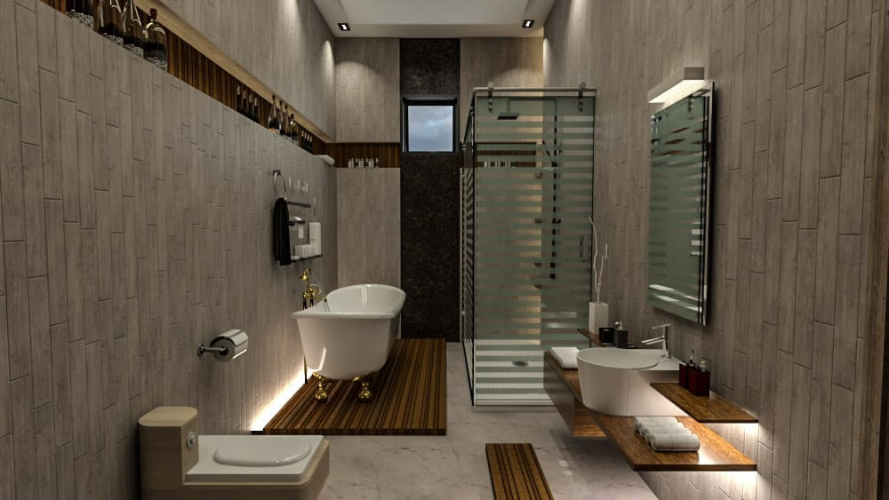 تصميم ديكورات داخلية وخارجية 3D