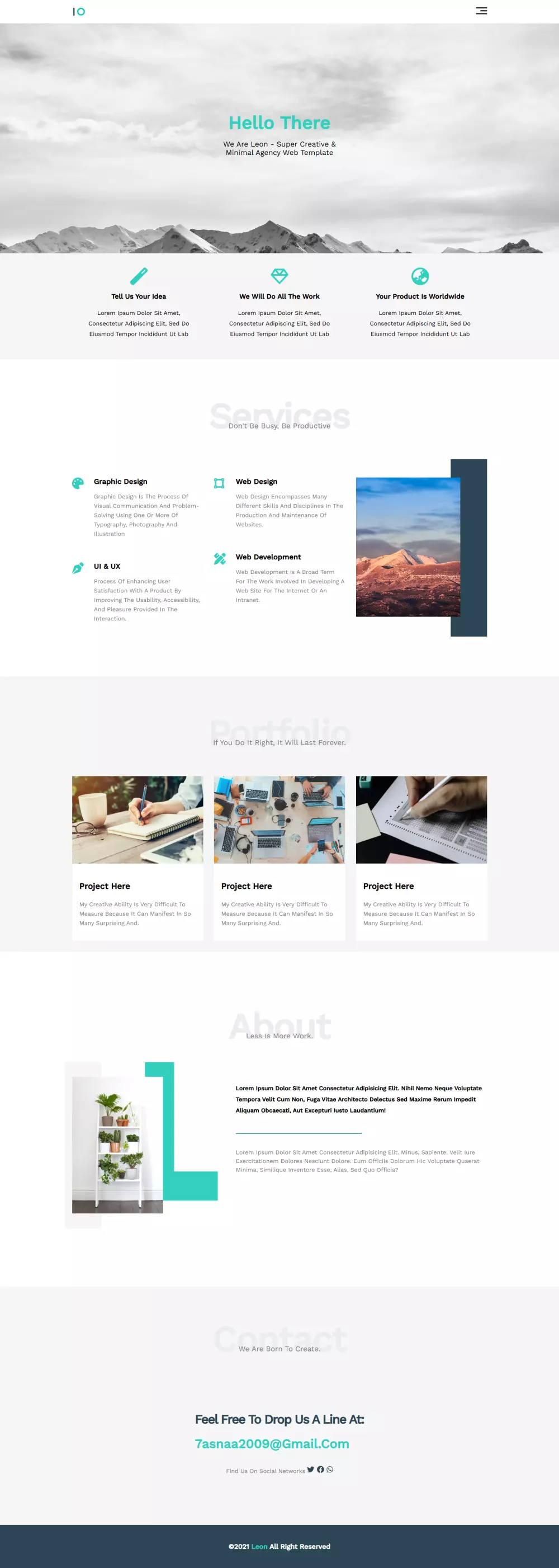 تصميم موقعك الالكتروني بشكل احترافي وجذاب