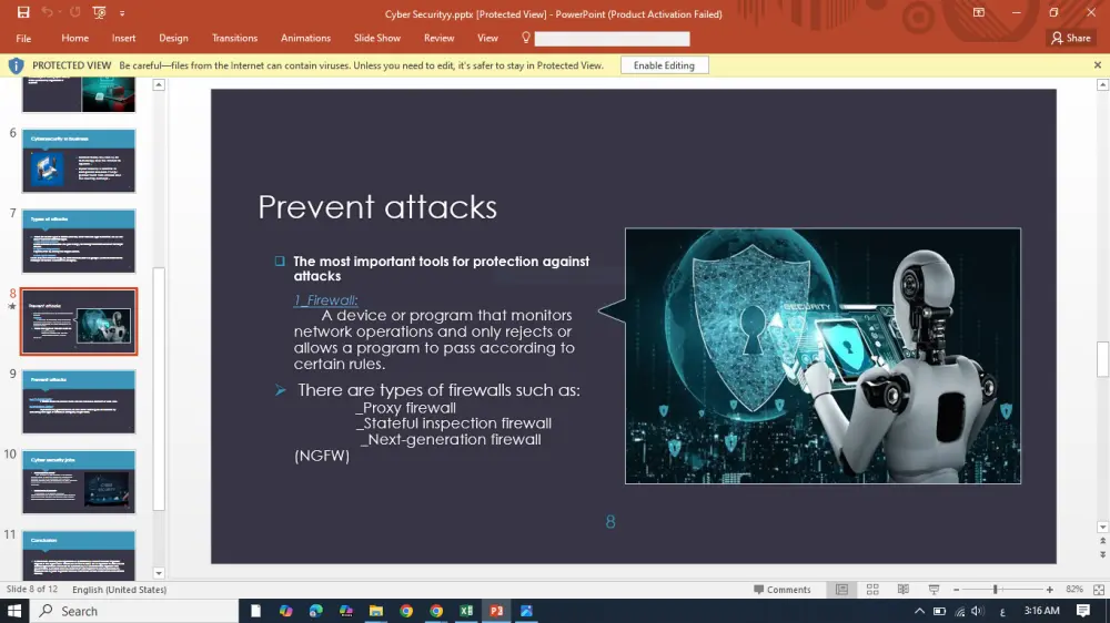 تصميم عرض تقديمي powerpoint