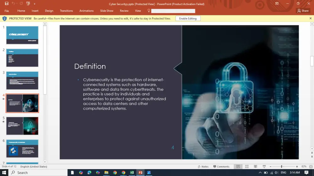 تصميم عرض تقديمي powerpoint