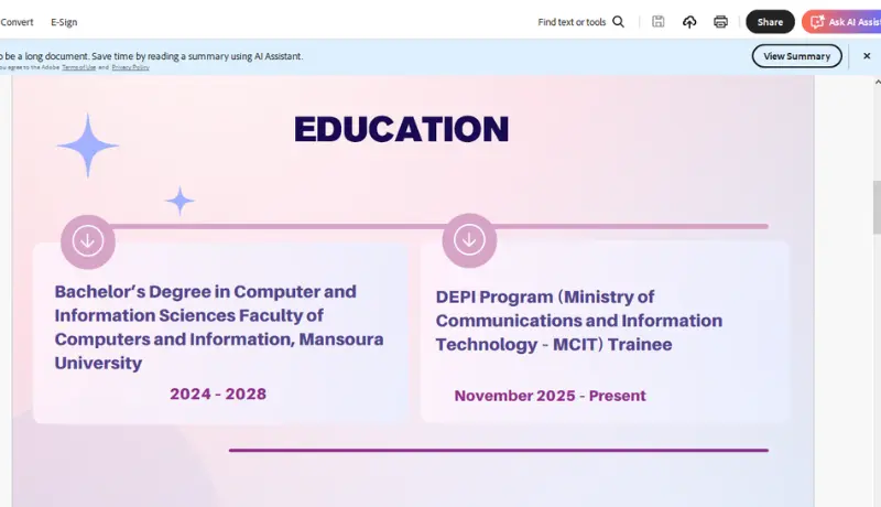 تصميم بورتفوليو(portfolio)